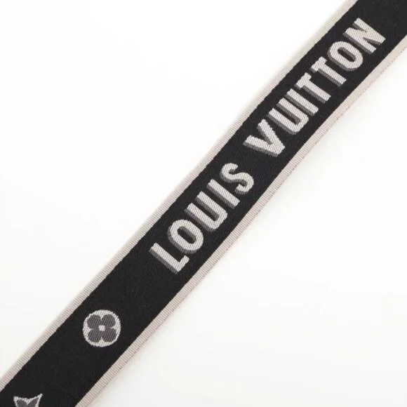 Louis Vuitton Monogram Diane Cotton Nylon Shoulder Strap Black - Picture 3 of 5
